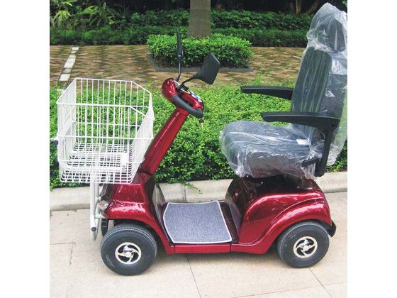 Electric Mobility Scooter on Flat Surface