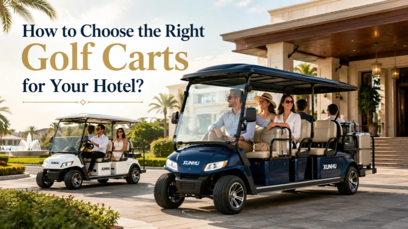 how to choose golf carts for hotel